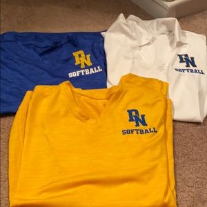 Shirts, sweatshirt and rain jacket